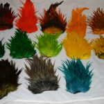 Dyed Indian Cock Saddle