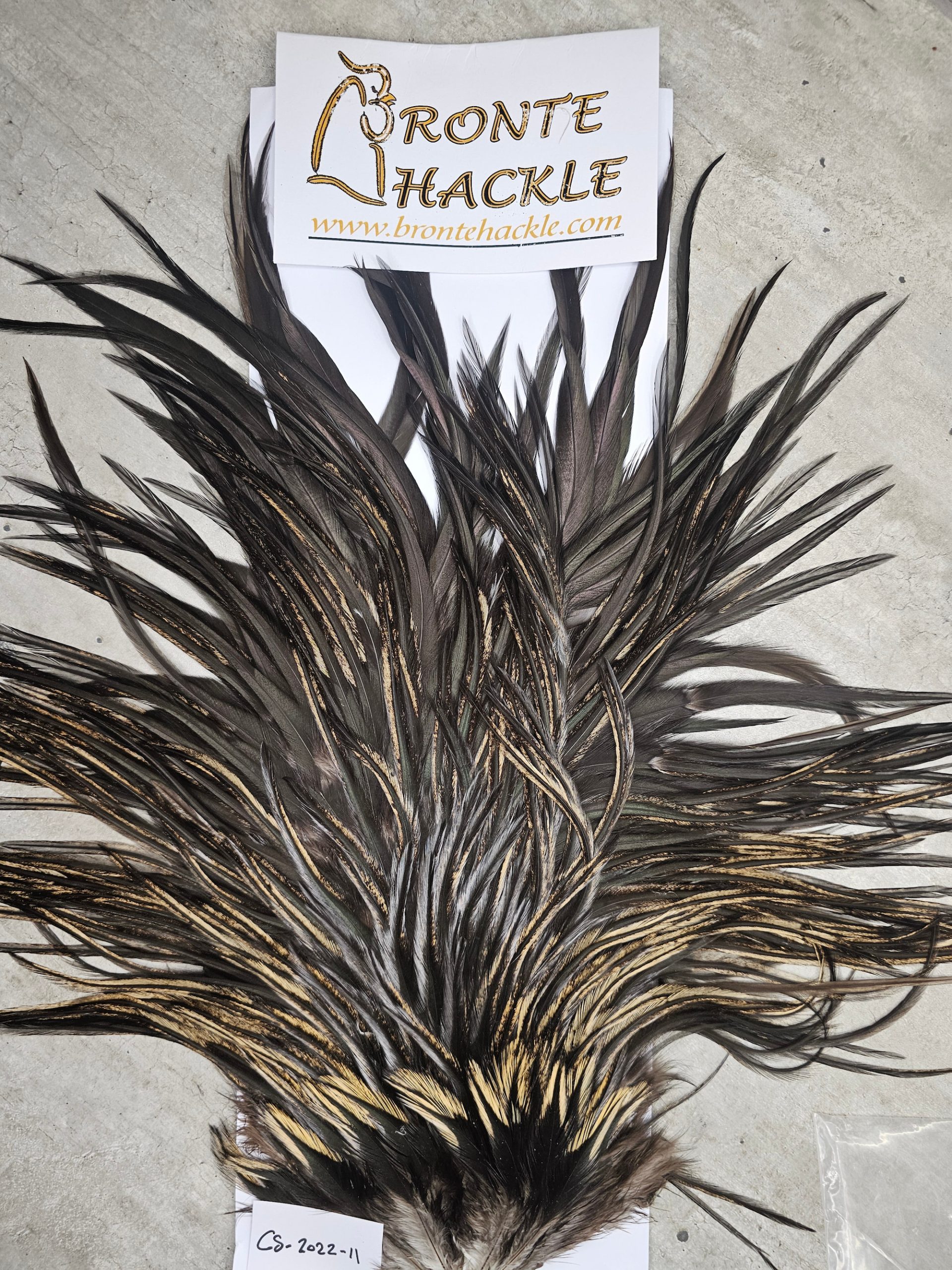 Bronte Hackle Cock Saddles  cs-2022-11